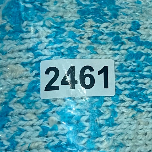 Free People winter storm tunic sweater dress ice castle Turquoise 2461 - Picture 13 of 13